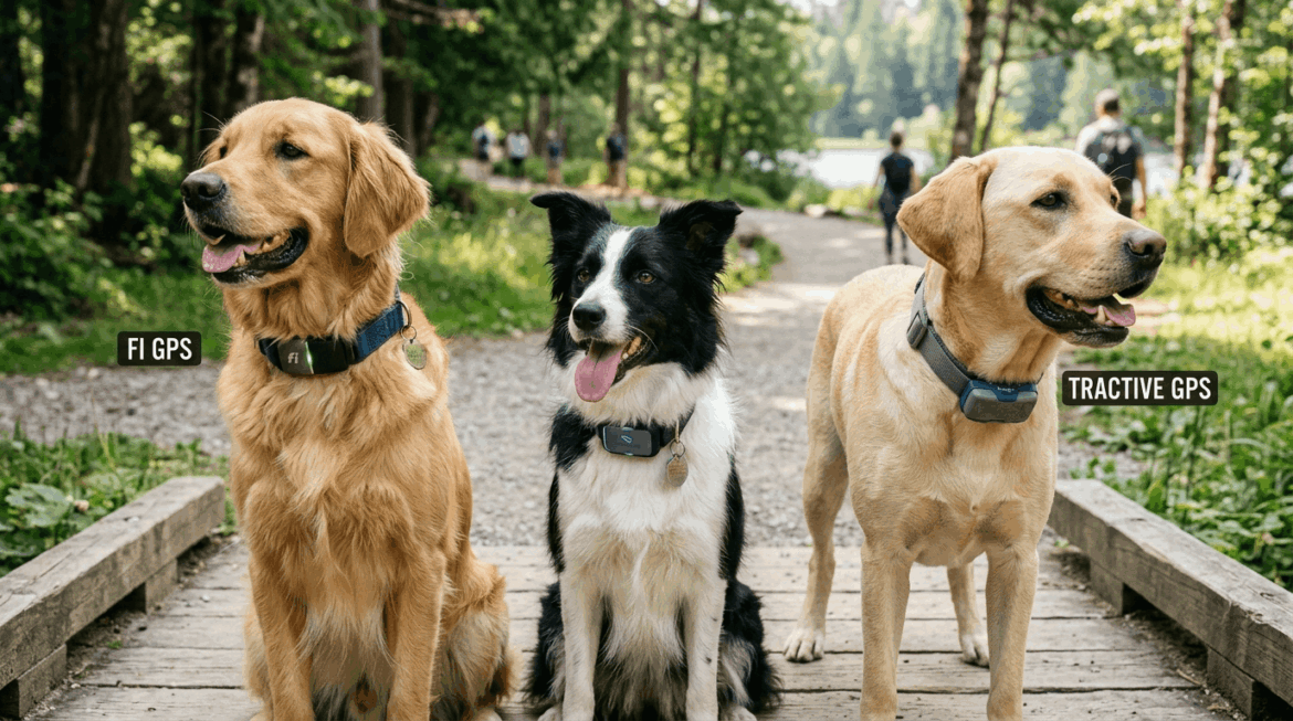 Best dog activity trackers including GPS collars and smart fitness devices for dogs