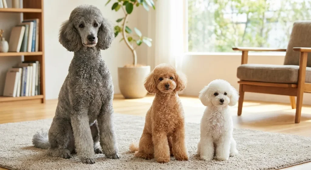 poodle size differences — Standard, Miniature, Toy: Understanding Poodle Size Differences & Care Needs