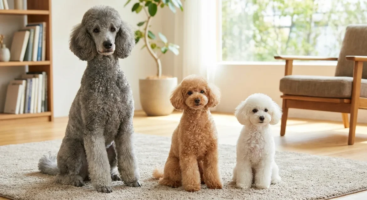 poodle size differences — Standard, Miniature, Toy: Understanding Poodle Size Differences & Care Needs